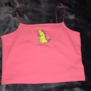 Pink tank top (NEVER worn)